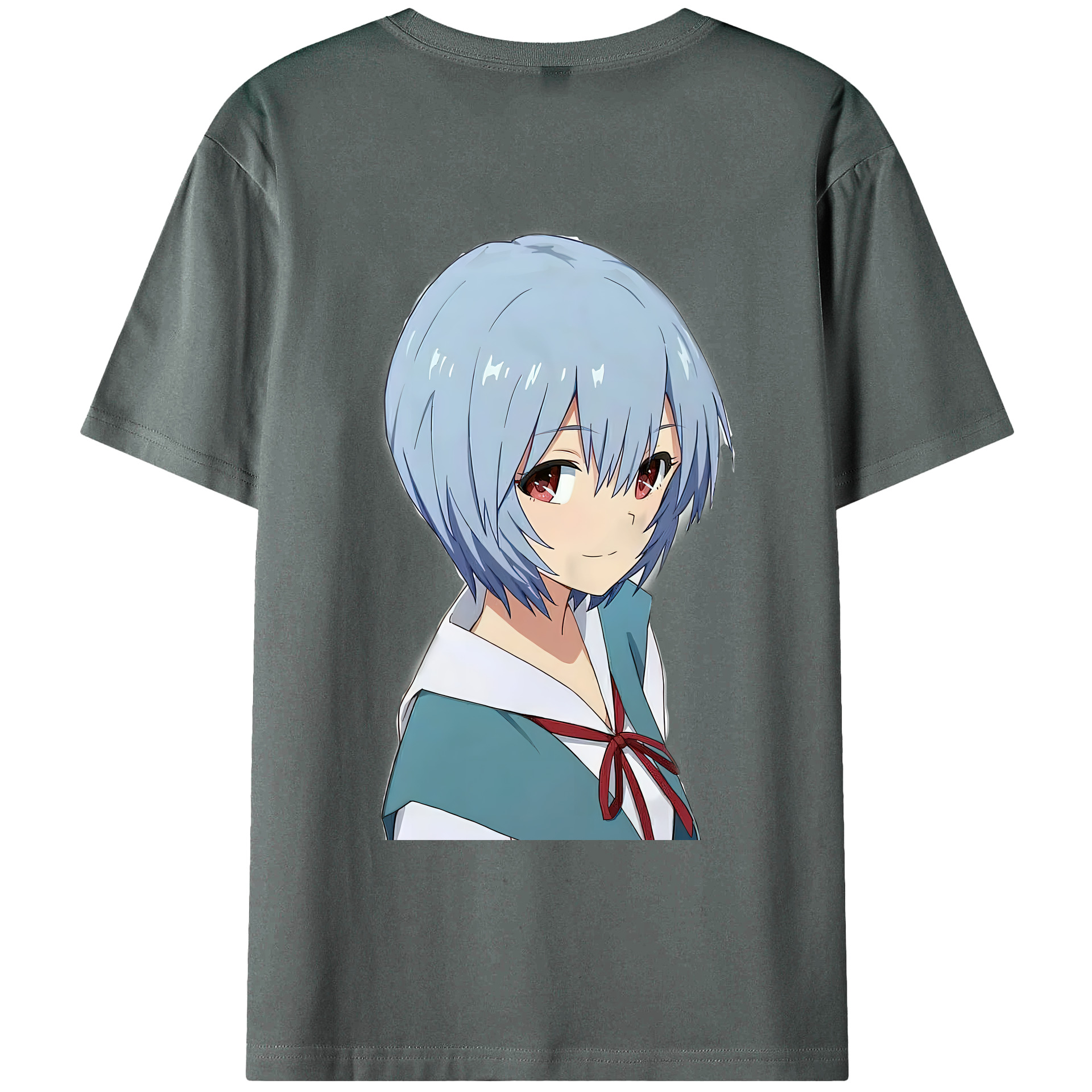 （画像用） EVA 新世紀エヴァンゲリオン 綿100％ メンズ半袖Tシャツ（バックプリント） 通気性